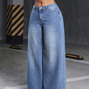 Wide leg jeans